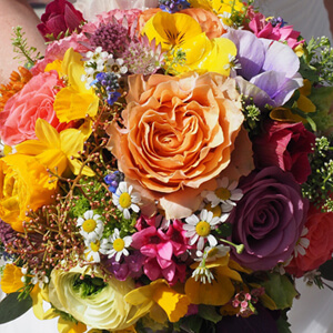 image photo of bouquet of flowers